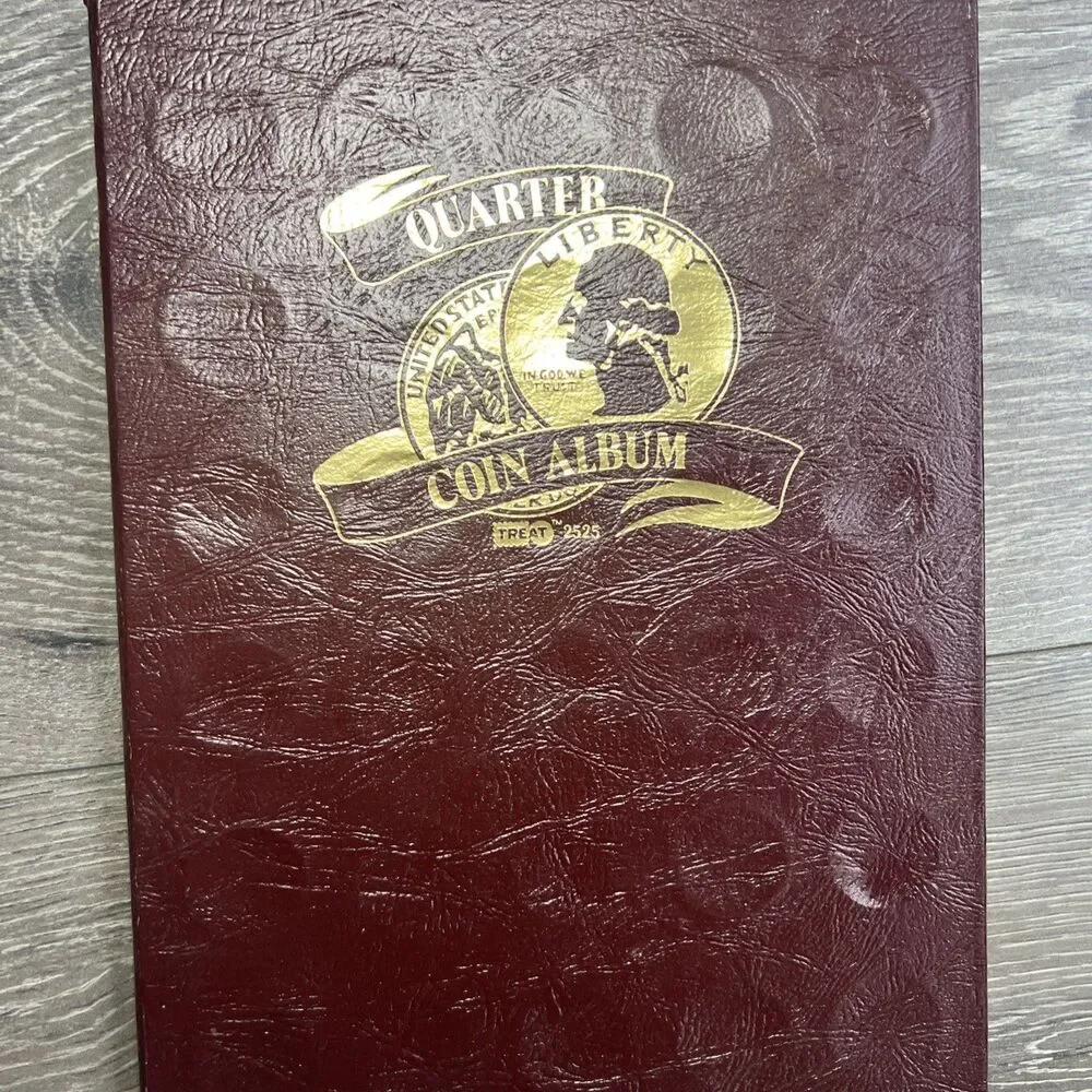 Used Treat Hobby Products #2525 Quarter Coin Album 1932 to 1980+